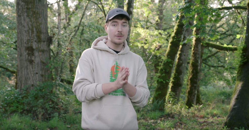 Pokèmon e Ambiente: un legame indissolubile 1 mrbeast partners with more than 600 youtubers to plant 20 million trees 990x518 1